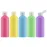 LISAPACK 3.4Oz Travel Bottles with Flip Cap (5 Pcs) Empty Dispenser Container for Travel Size Cosmetics (100ml, Multi-colored)