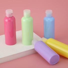 LISAPACK 3.4Oz Travel Bottles with Flip Cap (5 Pcs) Empty Dispenser Container for Travel Size Cosmetics (100ml, Multi-colored) LISAPACK 3.4Oz Travel Bottles with Flip Cap (5 Pcs) Empty Dispenser Container for Travel Size Cosmetics (100ml, Multi-colored)