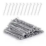 MORGLES Silver Bobby Pins for Gray Hair 120PCS 2Inches Hair Pins for Women with Box