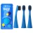 BURST Genuine Replacement Heads for Kids Electric Toothbrush (Blue/3 Pack) | Perfect Fit | Ultra Soft Bristles | 9 Months of Supply