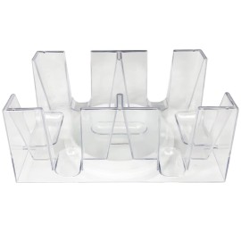 Yuanhe Canasta Playing Card Holder - 6 Deck Revolving Card Tray for Kids & Adults,Rotating Cards Holder for Poker, Canasta, Hand & Foot, Rummy,Go Fish,UNO Games Yuanhe Canasta Playing Card Holder - 6 Deck Revolving Card Tray for Kids & Adults,Rotating Cards Holder for Poker, Canasta, Hand & Foot, Rummy,Go Fish,UNO Games