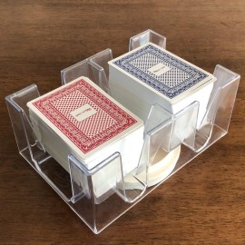 Yuanhe Canasta Playing Card Holder - 6 Deck Revolving Card Tray for Kids & Adults,Rotating Cards Holder for Poker, Canasta, Hand & Foot, Rummy,Go Fish,UNO Games Yuanhe Canasta Playing Card Holder - 6 Deck Revolving Card Tray for Kids & Adults,Rotating Cards Holder for Poker, Canasta, Hand & Foot, Rummy,Go Fish,UNO Games