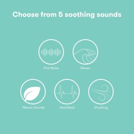 Frida Baby 2-in-1 Portable Sound Machine for Baby + Nightlight | White Noise Sound Machine for Baby with 5 Soothing Sounds & 3 Nightlight Modes | Travel Sound Machine Attaches to Strollers, Car Seats Frida Baby 2-in-1 Portable Sound Machine for Baby + Nightlight | White Noise Sound Machine for Baby with 5 Soothing Sounds & 3 Nightlight Modes | Travel Sound Machine Attaches to Strollers, Car Seats