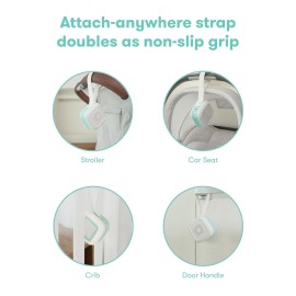 Frida Baby 2-in-1 Portable Sound Machine for Baby + Nightlight | White Noise Sound Machine for Baby with 5 Soothing Sounds & 3 Nightlight Modes | Travel Sound Machine Attaches to Strollers, Car Seats Frida Baby 2-in-1 Portable Sound Machine for Baby + Nightlight | White Noise Sound Machine for Baby with 5 Soothing Sounds & 3 Nightlight Modes | Travel Sound Machine Attaches to Strollers, Car Seats