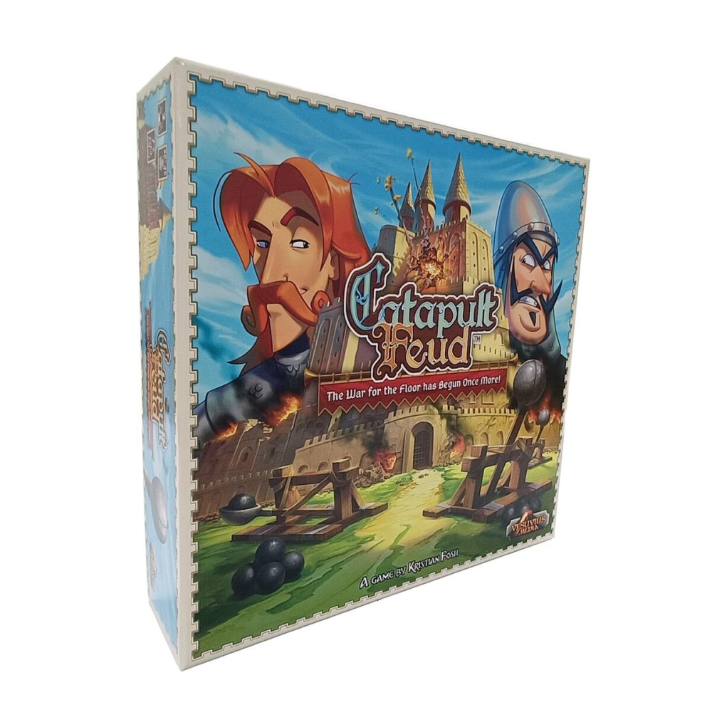 Vesuvius Media Catapult Kingdoms Board Game (KICKSTARTER Exclusive) Ready, aim, Launch The catapults - Knock Down All Your opponent\'s Troops to Win Vesuvius Media Catapult Kingdoms Board Game (KICKSTARTER Exclusive) Ready, aim, Launch The catapults - Knock Down All Your opponent\'s Troops to Win