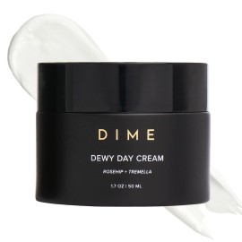 DIME Beauty Dewy Day Cream, Morning Face Moisturizer with Rosehip Oil and Snow Mushroom, 1.7 oz / 50 ml DIME Beauty Dewy Day Cream, Morning Face Moisturizer with Rosehip Oil and Snow Mushroom, 1.7 oz / 50 ml