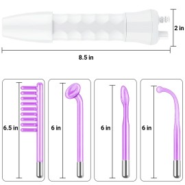 High Frequency Facial Wand-UUPAS Portable Handheld High Frequency Facial Machine Skin Facial Wand with 4 Violet Tubes High Frequency Facial Wand-UUPAS Portable Handheld High Frequency Facial Machine Skin Facial Wand with 4 Violet Tubes
