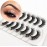 Veleasha False Eyelashes Wispy Faux Mink Lashes Fluffy Handmade Fake Eyelashes Natural Look 7 Pairs Pack Luxury Cat Eye Lashes (804)