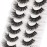 Veleasha False Eyelashes Wispy Faux Mink Lashes Fluffy Handmade Fake Eyelashes Natural Look 7 Pairs Pack Luxury Cat Eye Lashes (804)