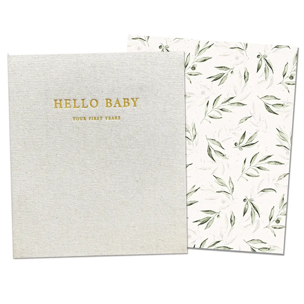 Peachly Unisex Baby Memory Book | Minimalist Baby First Year Keepsake for Milestones | Baby Books First Year Memory Book | Simple Baby Scrapbook for Boy Girl Milestones | Natural Linen - Olive Peachly Unisex Baby Memory Book | Minimalist Baby First Year Keepsake for Milestones | Baby Books First Year Memory Book | Simple Baby Scrapbook for Boy Girl Milestones | Natural Linen - Olive