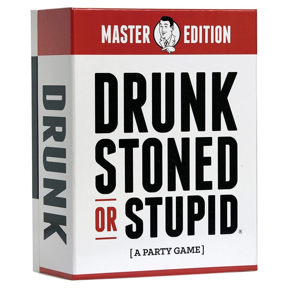 DSS Games Drunk Stoned or Stupid Master Edition | A Party Game for Friends | Party Card Games with 550 Prompt Cards | Fun Card Games for Adults Game Nights, Gatherings, & Parties | Ages 17 Up