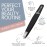 Tweezer Guru Tweezers for Women - 2pc Slant Pointed Precision Tweezers for Eyebrows & Ingrown Hair Removal - Blackhead and Splinter Tweezer with Sharp Needle Nose Point for Plucking (Black)