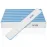 Nail File for Acrylic Nails 12pcs, 80/80 Grit Files Emery Boards, Jumbo Washable Thick Professional Square Nail File Manicure Tools for Nail Tech