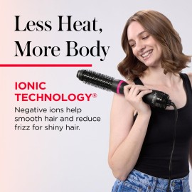 REVLON One-Step Hair Dryer and Styler - Root Booster Round Brush for Styling, Dryer Brush for Fast and Easy Salon-Quality Blowout, More Shine and Less Frizz (1-1/2 in) REVLON One-Step Hair Dryer and Styler - Root Booster Round Brush for Styling, Dryer Brush for Fast and Easy Salon-Quality Blowout, More Shine and Less Frizz (1-1/2 in)