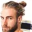 HAVHAF Knotted Hair Ties for Men 5 Pcs (Wide, Black) - No Damage Crease Breakage for Long Hair | Buns Curly Thick Elastic Hair Ties for Guys | Perfect Hairtie