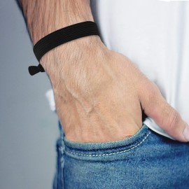 HAVHAF Knotted Hair Ties for Men 5 Pcs (Wide, Black) - No Damage Crease Breakage for Long Hair | Buns Curly Thick Elastic Hair Ties for Guys | Perfect Hairtie HAVHAF Knotted Hair Ties for Men 5 Pcs (Wide, Black) - No Damage Crease Breakage for Long Hair | Buns Curly Thick Elastic Hair Ties for Guys | Perfect Hairtie