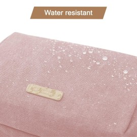 BAGSMART Toiletry Bag for Women, Cosmetic Makeup Bag Organizer, Travel Bag for Toiletries, Dopp Kit Water-resistant Shaving Bag for Accessories, Pink-Medium BAGSMART Toiletry Bag for Women, Cosmetic Makeup Bag Organizer, Travel Bag for Toiletries, Dopp Kit Water-resistant Shaving Bag for Accessories, Pink-Medium