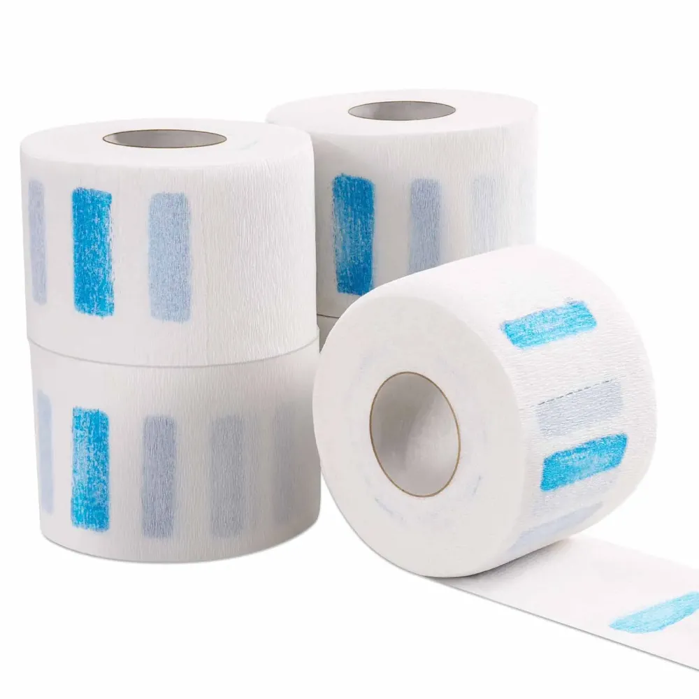 IOOROSE 5 Rolls Disposable Barber Paper Neck Strips, Professional Stretchy Paper Neck Band Protector IOOROSE 5 Rolls Disposable Barber Paper Neck Strips, Professional Stretchy Paper Neck Band Protector
