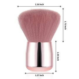 Vaincre Nail Art Dust Powder Remover Brush, Soft Nail Art Dust Cleaner Brush for Acrylic Application and Makeup(Pink)