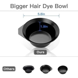 NOUSV 20 Pcs Hair Dye Brush and Bowl Set, Hair Dye Coloring Kit, Hair Coloring Bleaching, Hair Dye Tools for DIY Salon. Hair Tinting Bowl/Dye Brush/Ear Cover/Gloves/Tint Comb NOUSV 20 Pcs Hair Dye Brush and Bowl Set, Hair Dye Coloring Kit, Hair Coloring Bleaching, Hair Dye Tools for DIY Salon. Hair Tinting Bowl/Dye Brush/Ear Cover/Gloves/Tint Comb