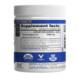 NutriJa-TRIMETHYLGLYCINE (TMG)(Betaine Anhydrous) (500 Grams) NutriJa-TRIMETHYLGLYCINE (TMG)(Betaine Anhydrous) (500 Grams)