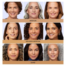 LAURA GELLER NEW YORK Baked Balance-N-Brighten Color Correcting Foundation, Sand + Kabuki Brush