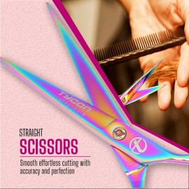 Tycon Hair Cutting Scissors Professional 6 - Japanese Stainless Steel, 2.7 Razor Edge Blade Barber Scissors - Ergonomic design - Precision Hair Scissors for Smooth Cutting - Salon & Personal Use