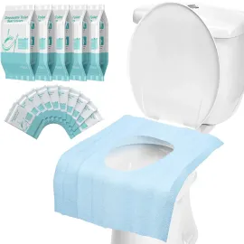 50 Pack Toilet Seat Covers Disposable - Waterproof..