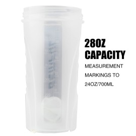 GEMFUL Shaker Bottle for Protein Mixes 28 oz BPA-Free Leak Proof Shaker Smothies Cups with Sports Gym Mixer 2 Pack GEMFUL Shaker Bottle for Protein Mixes 28 oz BPA-Free Leak Proof Shaker Smothies Cups with Sports Gym Mixer 2 Pack