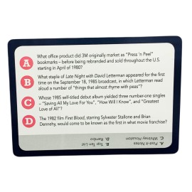 You Gotta Know 1980s - Trivia Game You Gotta Know 1980s - Trivia Game