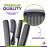 Mars Wellness 4 Piece Professional Comb Set Black - USA MADE - Fine Pro Tail Combs, Dresser Hair Comb Styling Comb - Premium Grade for Men and Women - Parting Teasing and Styling