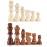 YB-OSANA 62 Pieces Wooden Checker Pieces & Chess Pieces 2 in 1 Chess Game Set Board Games Accessories Classic Wooden Chess Game Set in 2 Styles and 2 Colors