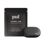 PUL Clear Aligner & Retainer Case - for Invisalign, Partial Dentures, Mouth & Night Guards, PUL Removal Tool, Dental Removables - Plastic Holder w/Secure Magnet Closure, Sleek & Slim Design - Gray