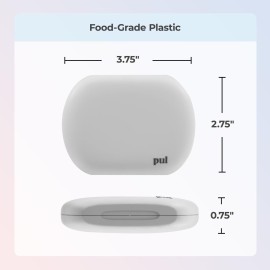 PUL Clear Aligner & Retainer Case - for Invisalign, Partial Dentures, Mouth & Night Guards, PUL Removal Tool, Dental Removables - Plastic Holder w/Secure Magnet Closure, Sleek & Slim Design - Gray PUL Clear Aligner & Retainer Case - for Invisalign, Partial Dentures, Mouth & Night Guards, PUL Removal Tool, Dental Removables - Plastic Holder w/Secure Magnet Closure, Sleek & Slim Design - Gray