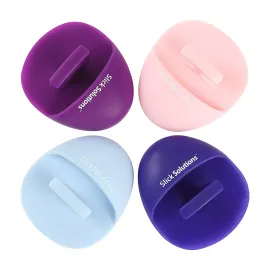 Slick- Silicone Facial Cleansing Brush, 4 Pack, Silicone Face Scrubber Exfoliator, Face Exfoliator Scrubber, Facial Scrubber for Face Cleanser Brush, Exfoliating Face Scrubber, Face Brush Slick- Silicone Facial Cleansing Brush, 4 Pack, Silicone Face Scrubber Exfoliator, Face Exfoliator Scrubber, Facial Scrubber for Face Cleanser Brush, Exfoliating Face Scrubber, Face Brush