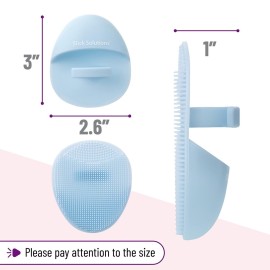 Slick- Silicone Facial Cleansing Brush, 4 Pack, Silicone Face Scrubber Exfoliator, Face Exfoliator Scrubber, Facial Scrubber for Face Cleanser Brush, Exfoliating Face Scrubber, Face Brush Slick- Silicone Facial Cleansing Brush, 4 Pack, Silicone Face Scrubber Exfoliator, Face Exfoliator Scrubber, Facial Scrubber for Face Cleanser Brush, Exfoliating Face Scrubber, Face Brush