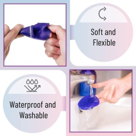 Slick- Silicone Facial Cleansing Brush, 4 Pack, Silicone Face Scrubber Exfoliator, Face Exfoliator Scrubber, Facial Scrubber for Face Cleanser Brush, Exfoliating Face Scrubber, Face Brush Slick- Silicone Facial Cleansing Brush, 4 Pack, Silicone Face Scrubber Exfoliator, Face Exfoliator Scrubber, Facial Scrubber for Face Cleanser Brush, Exfoliating Face Scrubber, Face Brush