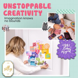 Hapinest DIY Wall Collage Kit for Tween and Teen Girls, Gifts for Ages 10 11 12 13 14 Years Old and Up Cute Trendy Bedroom Room Dcor