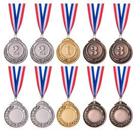 favide 48 Pieces Gold Silver Bronze Award Medals-Winner Medals Gold Silver Bronze Prizes for Competitions, Party,Olympic Style, 2 Inches favide 48 Pieces Gold Silver Bronze Award Medals-Winner Medals Gold Silver Bronze Prizes for Competitions, Party,Olympic Style, 2 Inches