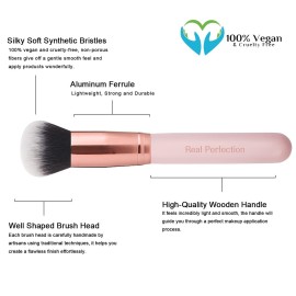 Real Perfection Makeup Brush Set 16 Pcs with 1 Eyebrow Razor Premium Synthetic Foundation Powder Concealers Eyeshadow Blush Makeup Brushes Make up Brushes Kit (Pink) Real Perfection Makeup Brush Set 16 Pcs with 1 Eyebrow Razor Premium Synthetic Foundation Powder Concealers Eyeshadow Blush Makeup Brushes Make up Brushes Kit (Pink)