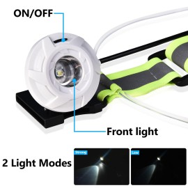 Ni-SHEN LED Reflective Running Vest with Front Light,Running Lights for Runners,Reflective Running Gear for Men/Women Running,Cycling or Walking, High Visibility Warning LED Lights Ni-SHEN LED Reflective Running Vest with Front Light,Running Lights for Runners,Reflective Running Gear for Men/Women Running,Cycling or Walking, High Visibility Warning LED Lights