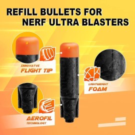 80-Dart Refill Pack for Nerf Ultra Blasters, Black
