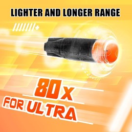 80-Dart Refill Pack for Nerf Ultra Blasters, Black