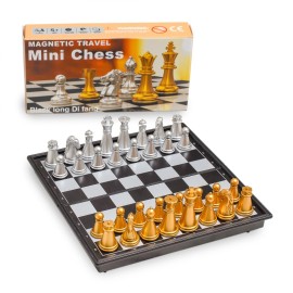 Travel Magnetic Chess mini Set (5 inches)-Compact, Foldable, Educational Board Game Travel Magnetic Chess mini Set (5 inches)-Compact, Foldable, Educational Board Game