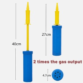 SUSWIM Balloon Pump Handheld Two-Way Dual Action,Double-Way Air Intake Portable Manual Inflator for Balloons,Swimming Rings, Inflatable Toys, Party Decorations (Blue). SUSWIM Balloon Pump Handheld Two-Way Dual Action,Double-Way Air Intake Portable Manual Inflator for Balloons,Swimming Rings, Inflatable Toys, Party Decorations (Blue).