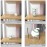 VOLEAAR 4 Pack Baseball Display Case, UV Protected Acrylic Square Baseball Holder, Clear Cube Autograph Memorabilia Ball Display Cases, Official Size Baseball Display Box