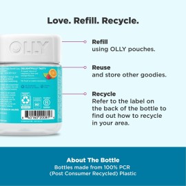 OLLY Kids Chillax Gummy, For a Calm and Relaxed Mood*, Magnesium, L-Theanine, Lemon Balm Extract, Chewable Supplement, Sherbet Flavored, 25 Day Supply - 50 Count (Packaging May Vary) OLLY Kids Chillax Gummy, For a Calm and Relaxed Mood*, Magnesium, L-Theanine, Lemon Balm Extract, Chewable Supplement, Sherbet Flavored, 25 Day Supply - 50 Count (Packaging May Vary)