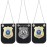 Spooktacular Creations Halloween Police Pretend Play Gold and Silver Set for Dress Up Games, Detective Role-Play Accessory