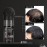 GOWWIM Hair Thickening Fibers 2-in-1 Kit Keratin Building Fibers, Spray Applicator & Hold Spray - Instantly Volumize Sparse Areas (Black)