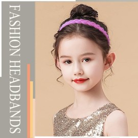 Springtime 12pcs Colorful Headbands for Girls Women Pigtail Hairbands With Teech Plastic Hard Hair Hoops Springtime 12pcs Colorful Headbands for Girls Women Pigtail Hairbands With Teech Plastic Hard Hair Hoops